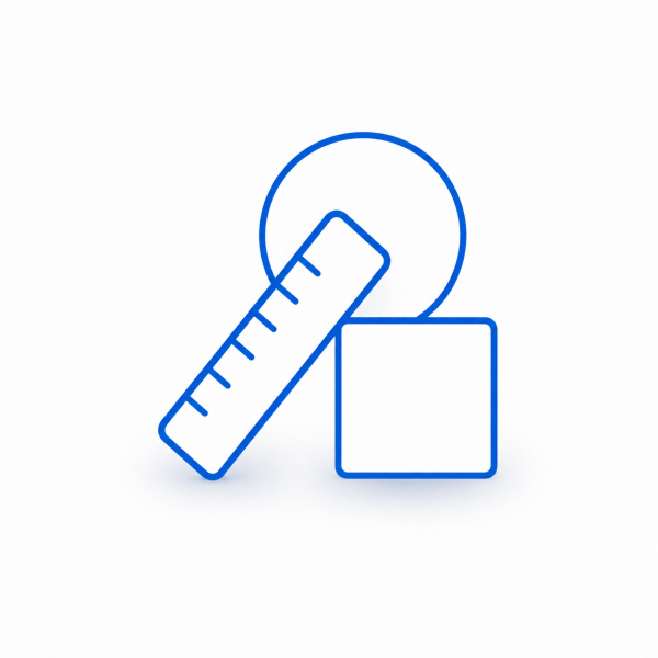Size & Shape illustration from the existing Custom Pins page