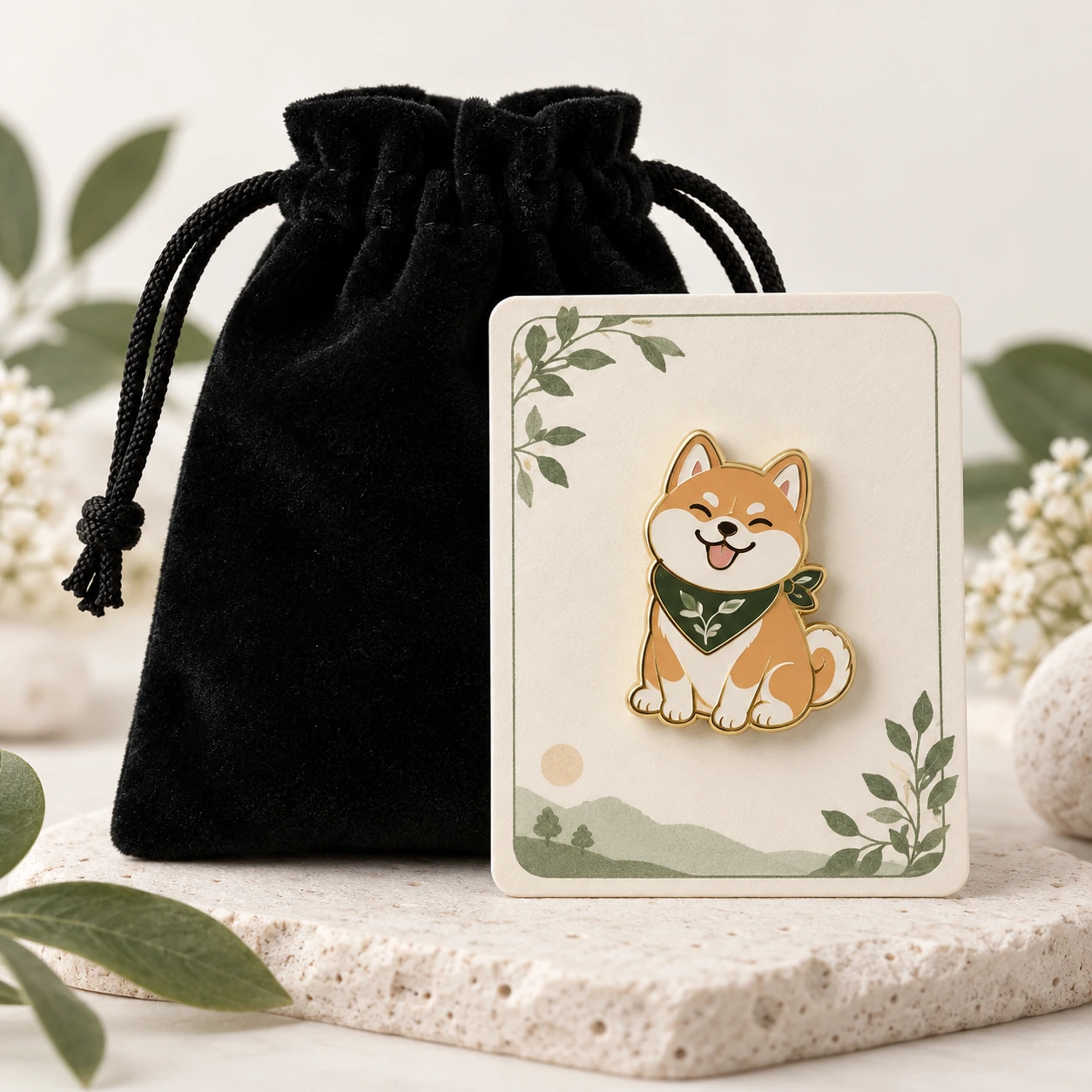Velour Pouch