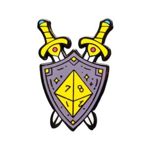 RPG Dungeon DnD Dragon Enamel Pin
