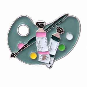 Watercolor Palette Enamel Pin
