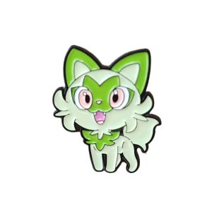 Pokemon Sprigatito Cat Enamel Pin