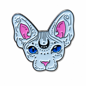 Sphynx Cat Enamel Pin