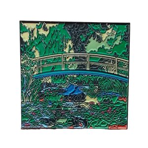 Monet Paintings Water Lilies Nihonbashi Enamel Pin