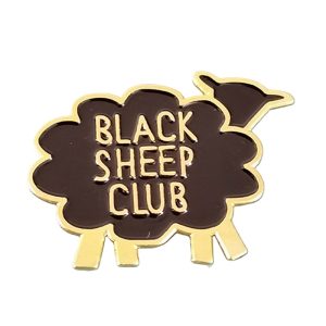Black Sheep Club Humor Enamel Pin