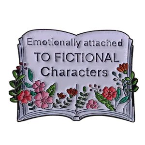 Emotionally Attached to Fictional Characters Enamel Pin
