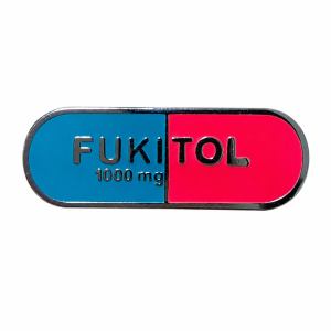 Capsule Fukitol 1000mg Enamel Pin