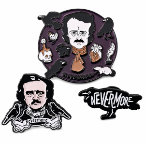 Great Writer Poet Edgar Allan Poe Enamel Pin