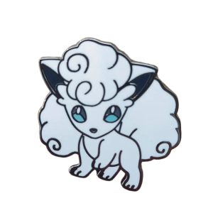 Pokemon White Vulpix Enamel Pin