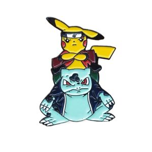 Pokemon Pikachu Kawaii Bulbasaur Enamel Pin