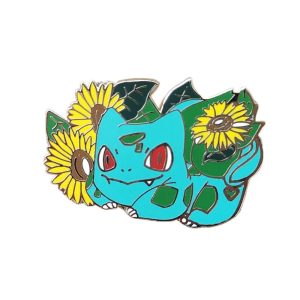 Pokemon Bulbasaur Flowers Enamel Pin