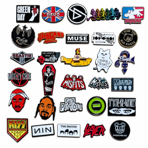 Funny Punk Rock Band Enamel Pin