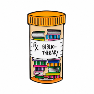 Biblio Therar Enamel Pin