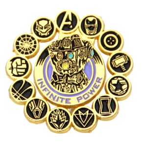 Marvel Thanos Gloves Enamel Pin