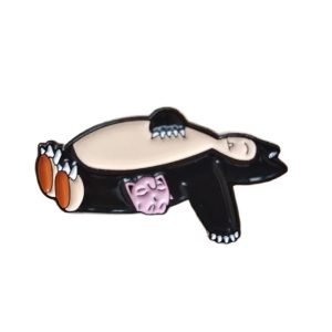 Pokemon Snorlax Mask Enamel Pin