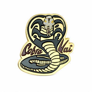 Karate Cobra Enamel Pin