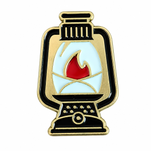 Camping Lamp Enamel Pin