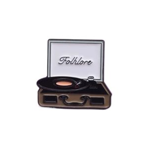 Album Vinyl Player Enamel Pin