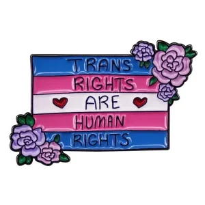 LGBT Creativity Rainbow Plants & Flowers Enamel Pin