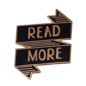 Read More Books Enamel Pin