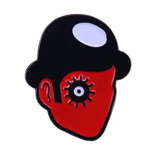 Thriller Orange Enamel Pin