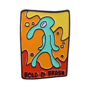 SpongeBob Squidward Enamel Pin