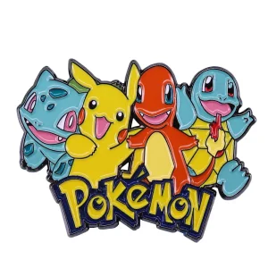 Pokemon Starter Character Enamel Pins