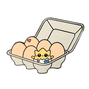 Kawaii Little Egg Enamel Pin