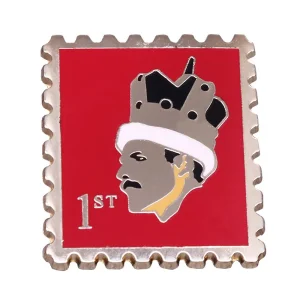 Stamp Collar Enamel Pin