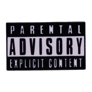 Parental Advisory Enamel Pin