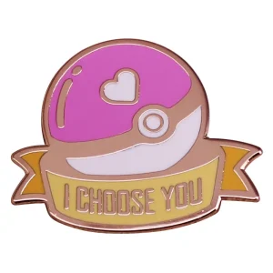 I Choose You Hard Pokemon Poke Ball Enamel Pin