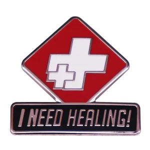 Overwatch I Need Healing Enamel Pin