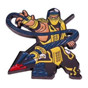 Mortal Kombat Scorpion Enamel Pin