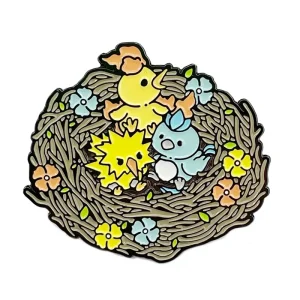 Pokemon Legendary Bird Enamel Pin