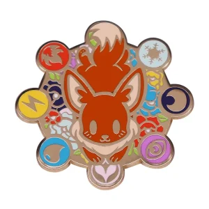 Pokemon Eevee & Pikachu Enamel Pin