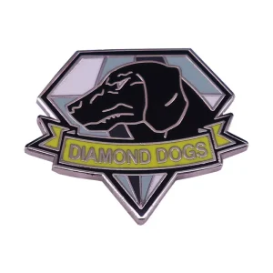 Metal Gear Solid Diamond Dogs Enamel Pin