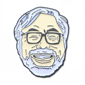 Japanese Writers Anime Enamel Pin