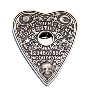 Halloween Heart Skull Enamel Pin
