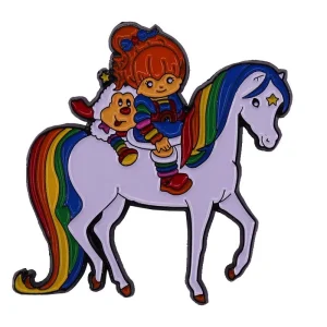Rainbow Horse Enamel Pin