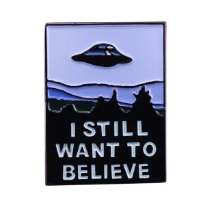 X-Files Inspired Enamel Pin