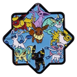 Pokemon Eevee Pikachu Enamel Pin