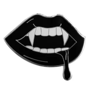 Halloween Vampire Fangs Enamel Pin