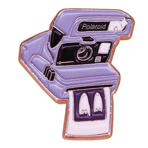 Polaroid Camera Ghost Enamel Pin