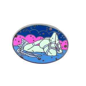 Anime Girl Enamel Pin