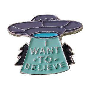 I Want to Believe Enamel Pin