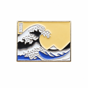 Sea Wave Arts Painting Enamel Pin
