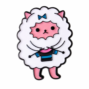 Sheep Briefcase Enamel Pin