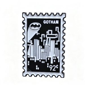 Gotham Stamp Enamel Pin