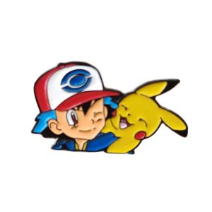 Ash Ketchum Pikachu Enamel Pin