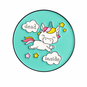 Creativity Unicorn Collar Enamel Pin