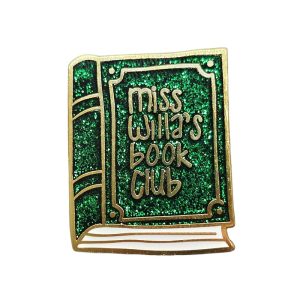 Miss Willas Book Club Enamel Pin